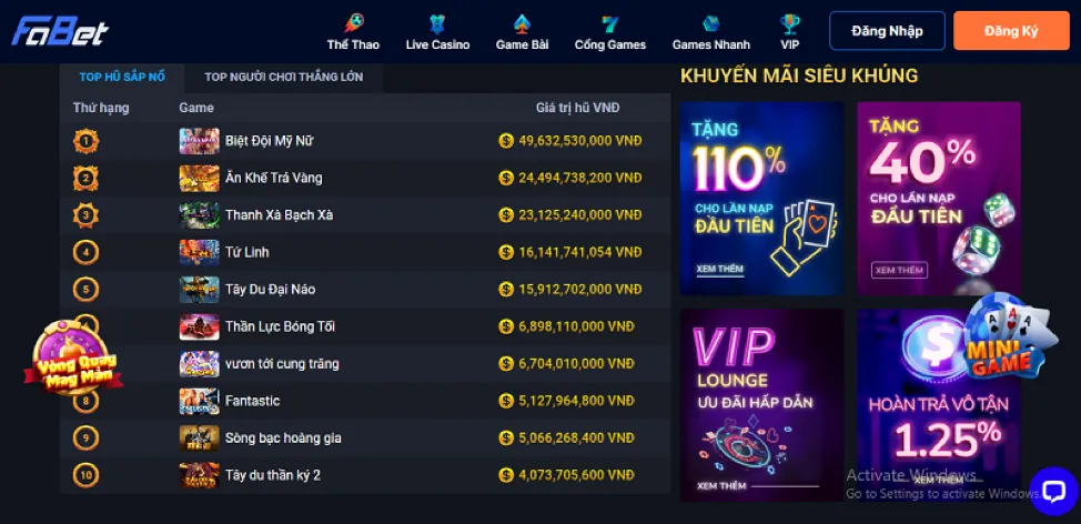 Chương trình VIP okevip độc quyền